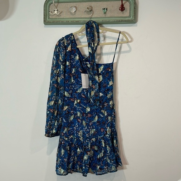 Revolve KARINA GRIMALDI Diana Print Mini In Azul Garden Azfl In Multi small new - Picture 2 of 6